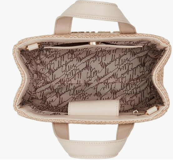 Flores Raffia Mini Tote