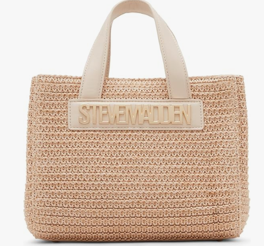 Flores Raffia Mini Tote