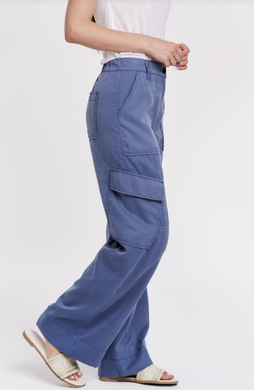 Cairo Cargo Pant- Stormy Blue
