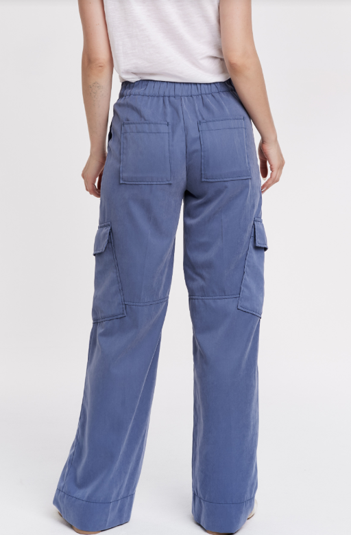 Cairo Cargo Pant- Stormy Blue