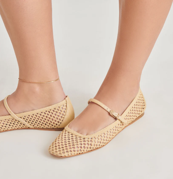 Reyes Ballet Flat - Natural Woven Raffia - 6.5