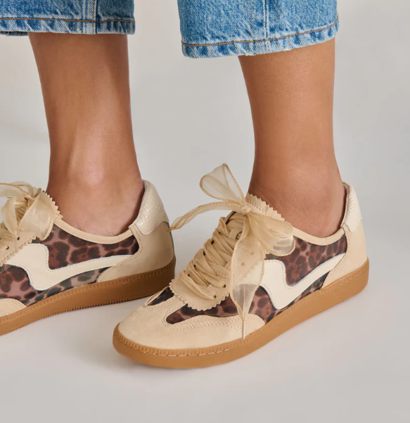 Notice Mesh Sneaker - Lt Leopard - 6.5