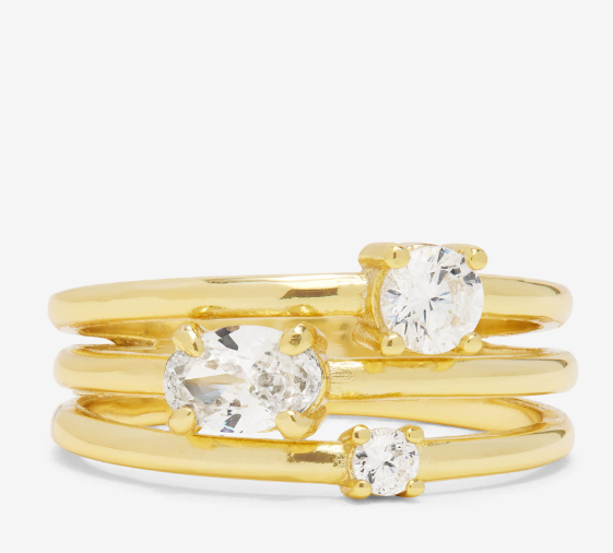 Nina Stacked Ring - GOLD - 7