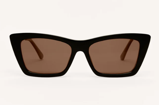 Lookout Polished Black - Brown Polarized