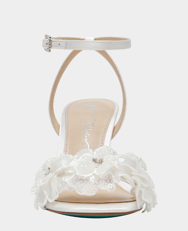 Cali Strappy Heel- Ivory - 6