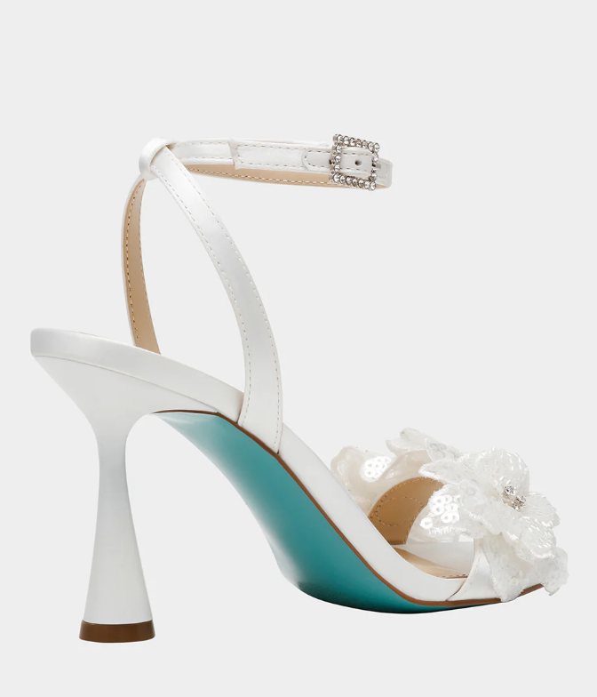 Cali Strappy Heel- Ivory - 6
