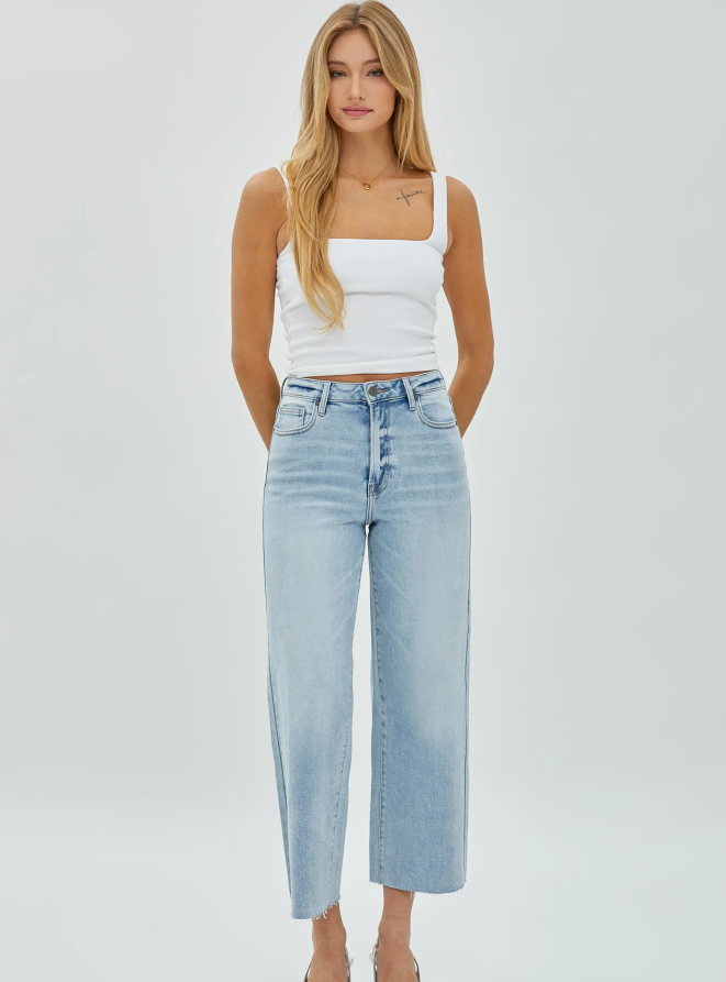 Nori Wideleg Light Wash