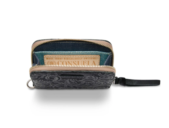 Steely Zippy Wallet