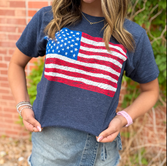 Sketch Flag- Navy