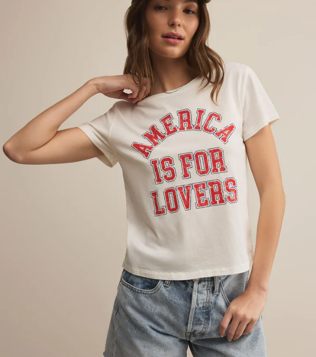 Lovers Tourist Tee- Sea Salt - L