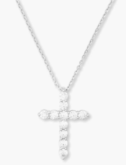 Oh She Fancy Cross Pendant 15'- Silver