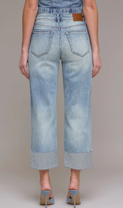 Ella Hr Wide Straight Pant- Vintage