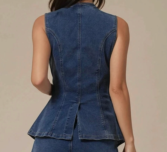 Bari Top- Denim - S