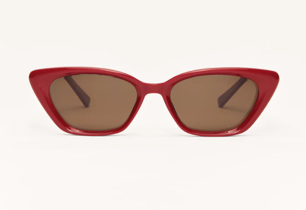 Staycation Merlot Sunglasses- Brown Polarized