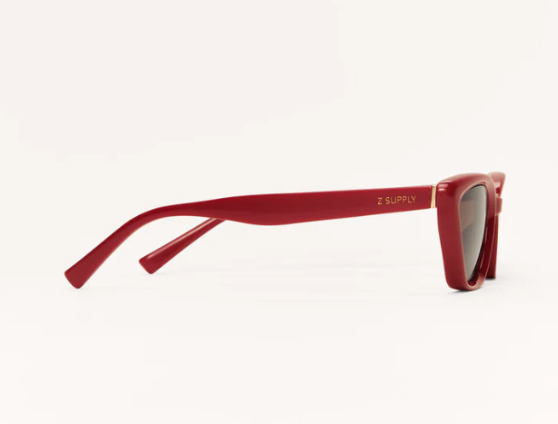 Staycation Merlot Sunglasses- Brown Polarized