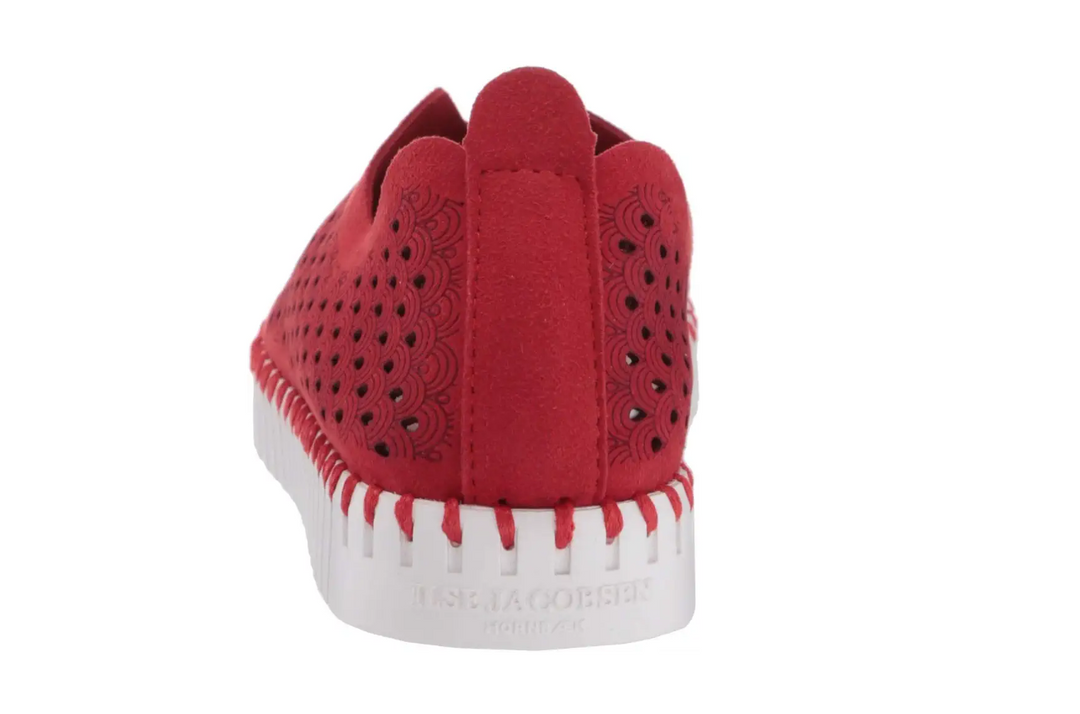 Tulip Flats Slip On - D. Red
