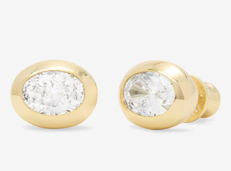 She's A Boss Studs 8mm- Gold
