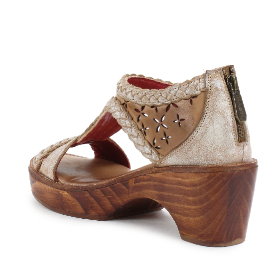 Locket Wooden Heel - Nectar Lux Tan Rustic - 6
