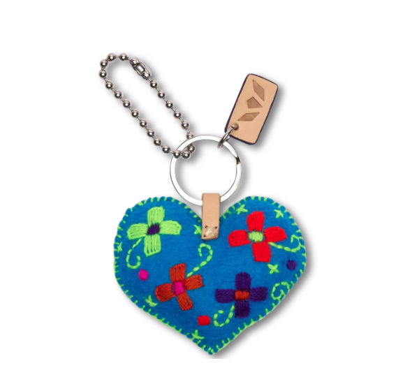 Turquoise Corazon Grande Charm