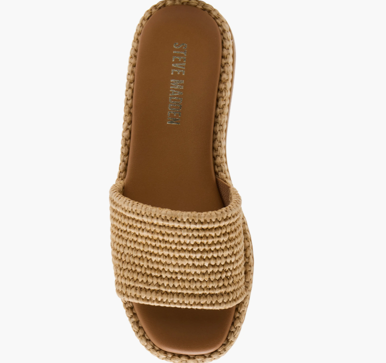 Boardwalk Sandal - Natural Raffia