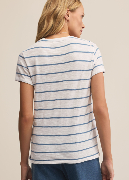 Foundation Stripe Tee - Boathouse