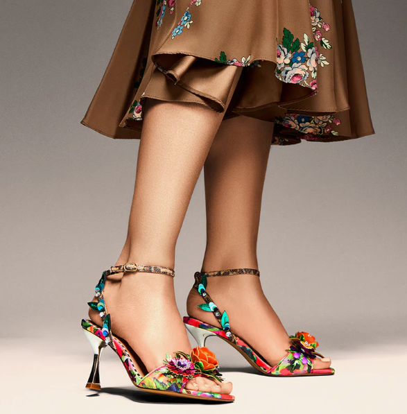 Karra Heel- Multi Floral - 6