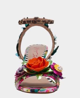Karra Heel- Multi Floral