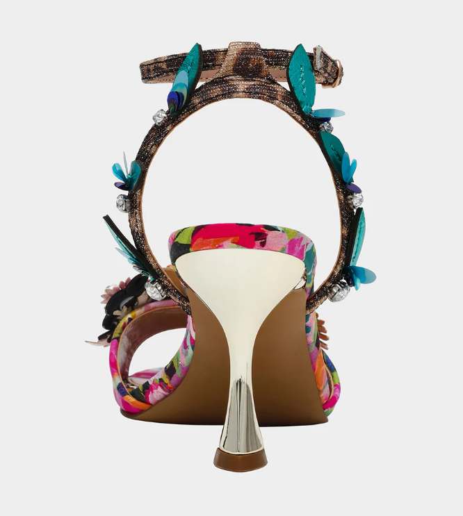 Karra Heel- Multi Floral
