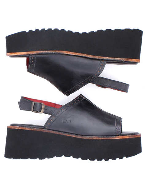 Library Platform Sandal - Black - 6