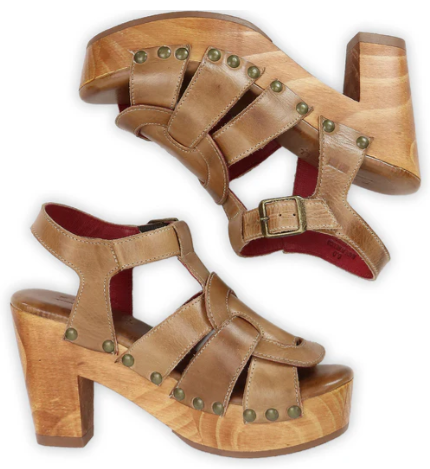 Caitlin ii Wedge- Tan Rustic