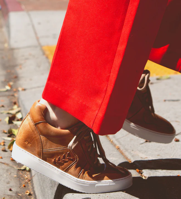 Andromeda Hightop Sneaker - Tan Rustic - 7