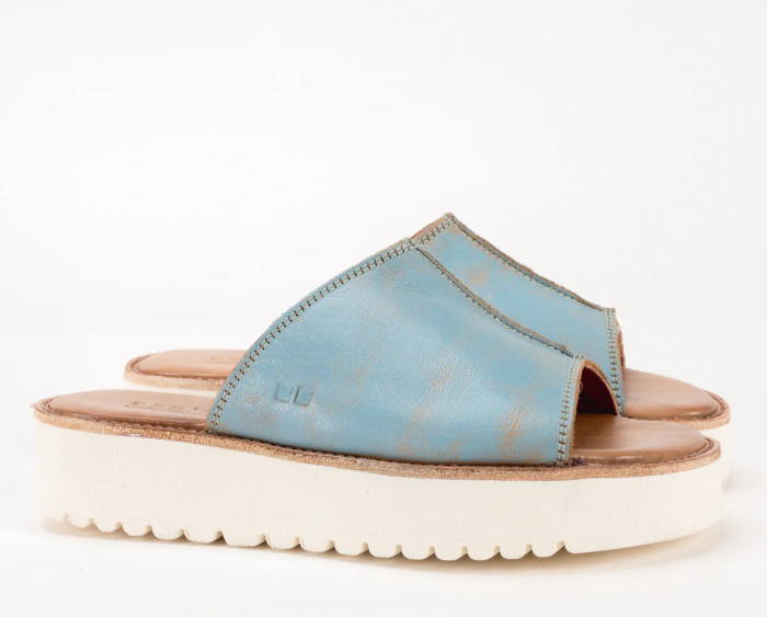 Fairlee Platform Sandal - B. Blue Lux
