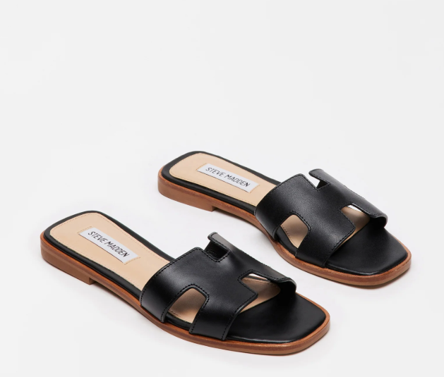 Hadyn Sandal - Black Leather - 7