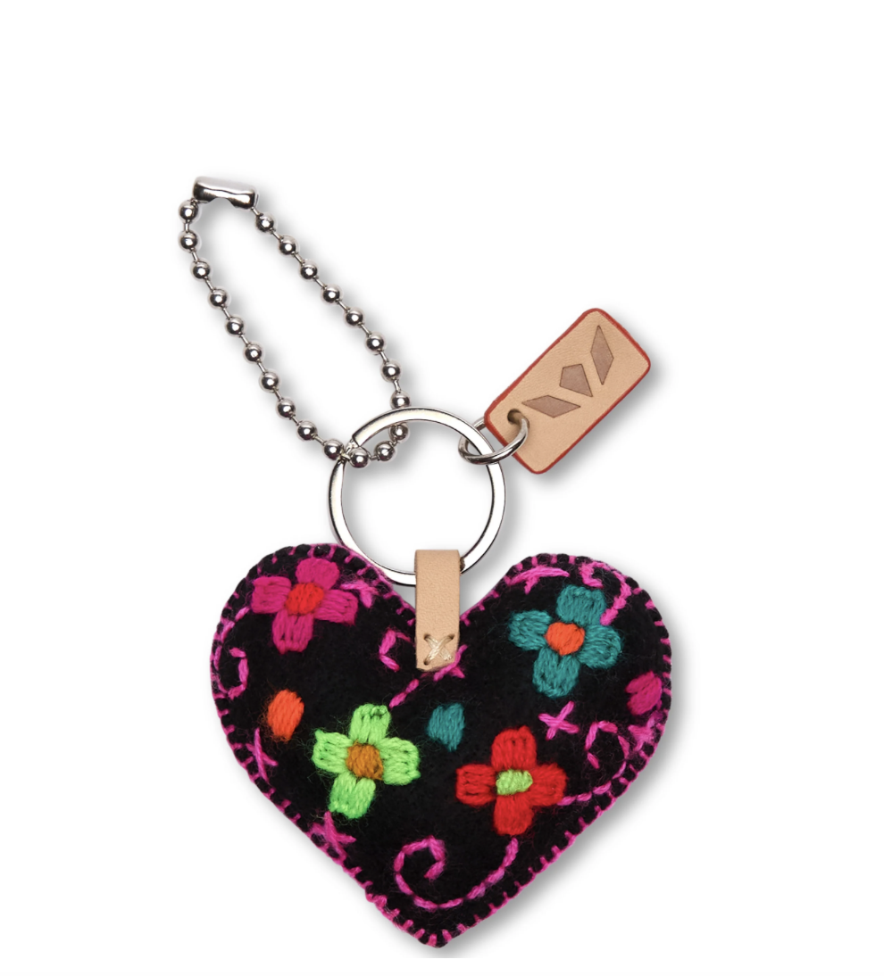 Black Corazon Grande Charm