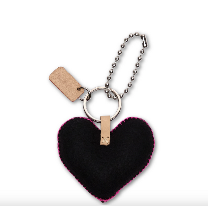 Black Corazon Grande Charm