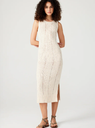 Amirah Sweater Dress - Oatmeal