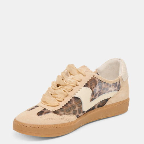 Notice Mesh Sneaker - Lt Leopard