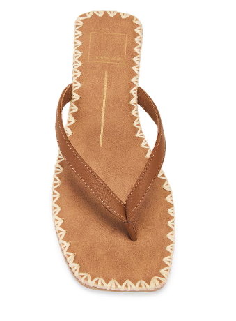 Barty Small Heel Sandal - Cognac - 6