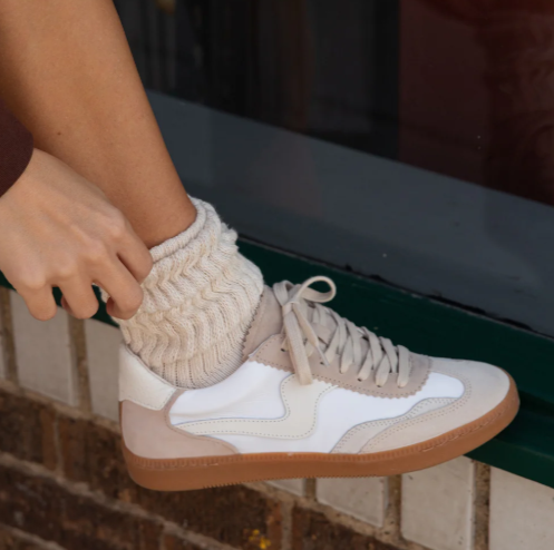 Notice Sneaker - Ivory Multi - 6