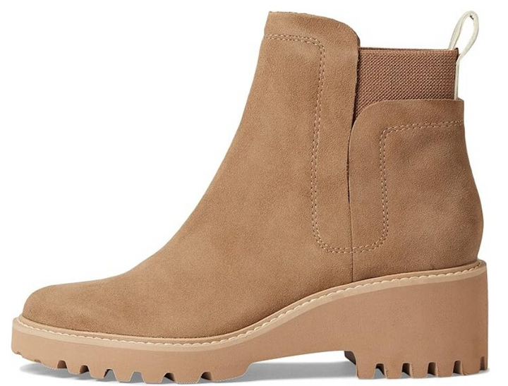 Huey Suede Bootie - Mushroom