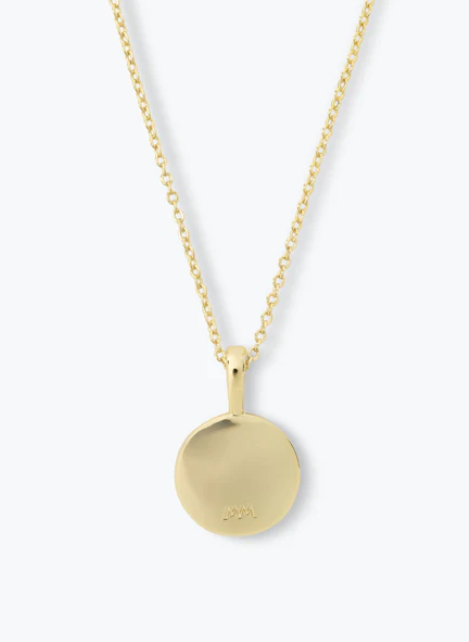 A Baby Love Letters Medallion Necklace