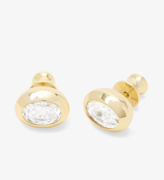 She's A Boss Studs 8mm- Gold