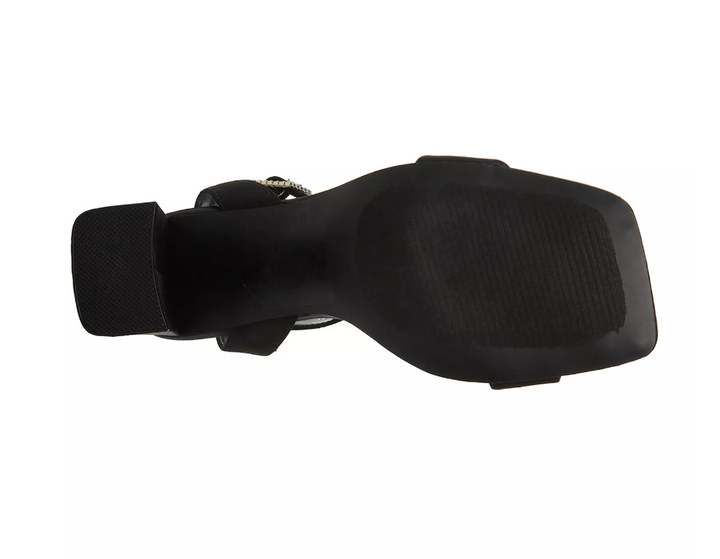 Winni RB Black Satin Heel - 10