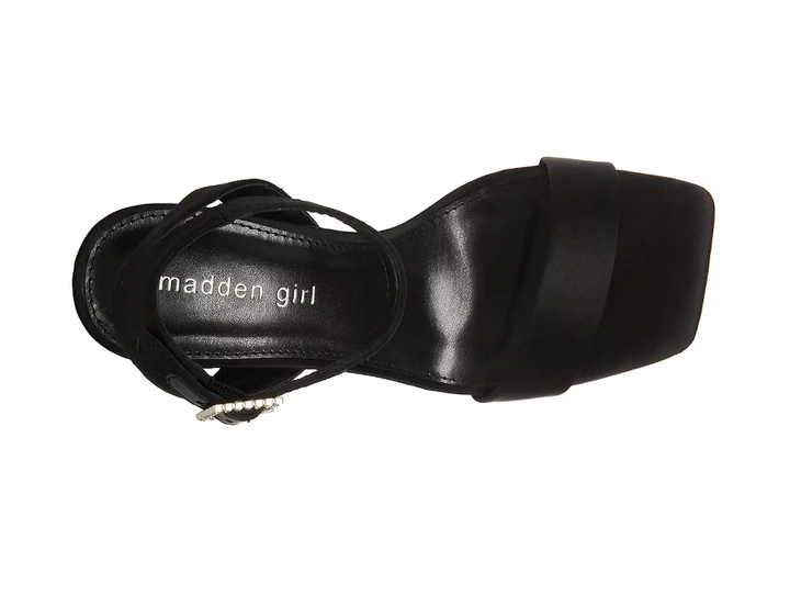 Winni RB Black Satin Heel - 10