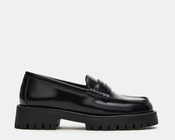 Langsten Platform Loafer- Black - 6