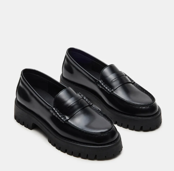 Langsten Platform Loafer- Black - 9.5