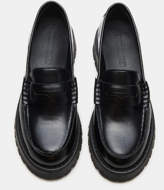 Langsten Platform Loafer- Black - 6