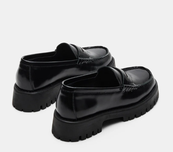 Langsten Platform Loafer- Black - 6