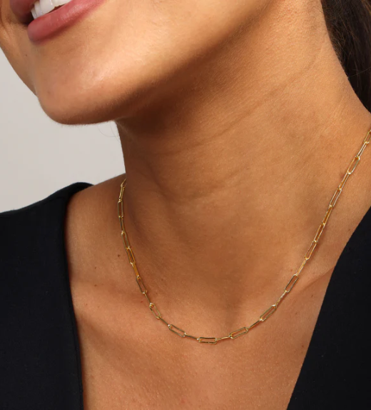 Baby Samantha Chain Necklace- Gold