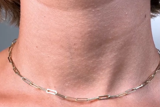 Baby Samantha Chain Necklace- Gold
